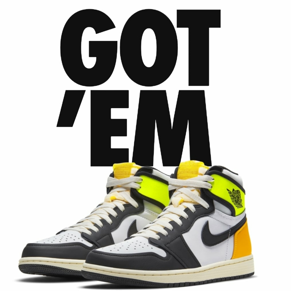 Air Jordan 1 Retro High OG Volt Gold